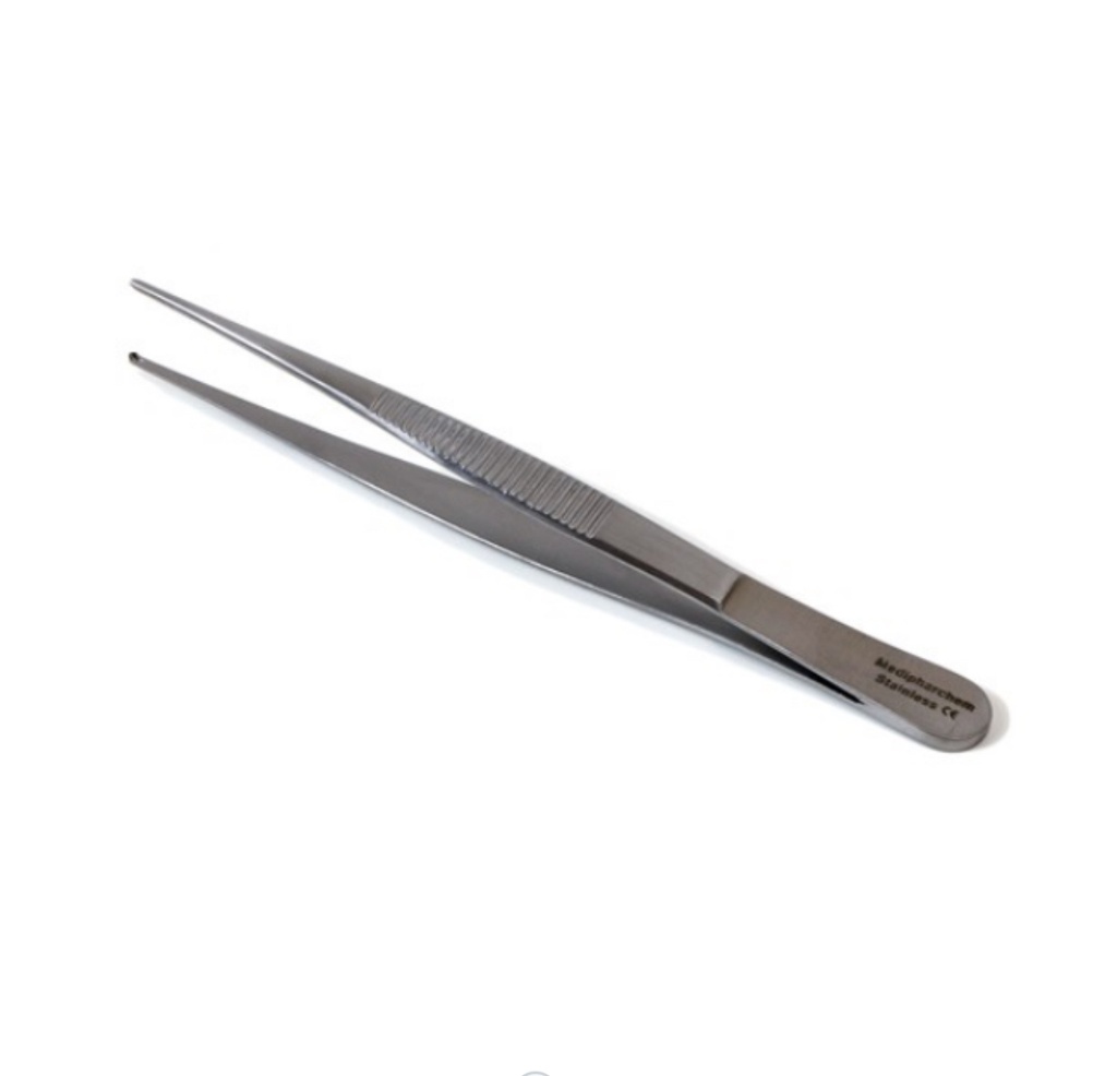 Chirurgisch pincet getand 14 cm RVS